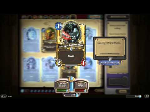 Worgen Infiltrator HD Hearthstone Golden Card Spotlight