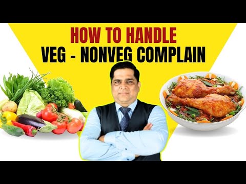 How to handle guest complaint of veg - nonveg issue | Learn step by step | Sanjay Jha