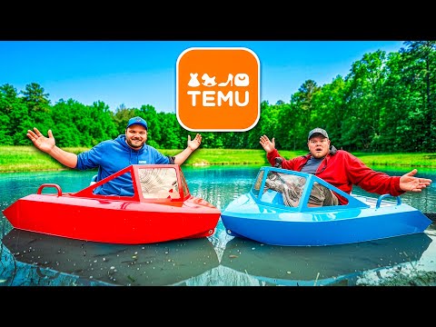 I Bought Mini ELECTRIC Jet Boats From Temu (super FAST)