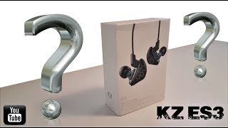 Video thumbnail for KZ ES3 Review - Dual Driver HiFi Earphones by Gogetyours Reviews