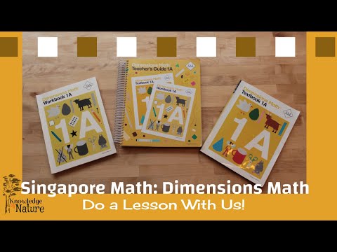 DIMENSIONS MATH 1A || SINGAPORE MATH ||  UPDATED: DO A LESSON WITH US ||  HOW TO TEACH MATH A LESSON