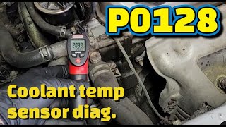 p0128 Inaccurate coolant temp? quick diagnostic