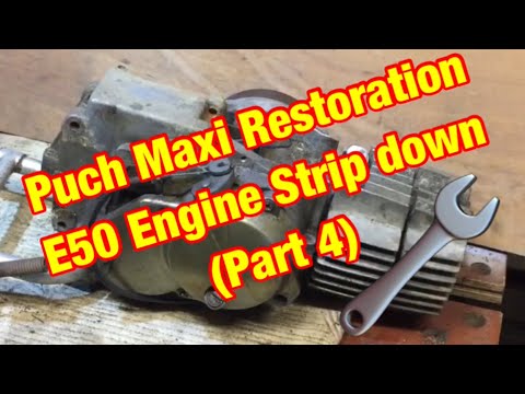 Puch Maxi Moped Restoration Silvia, E50 Engine Strip down (Part 4)