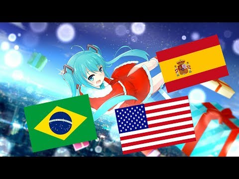 FELIZ NATAL EM 3 IDIOMAS | •Mina Girl•