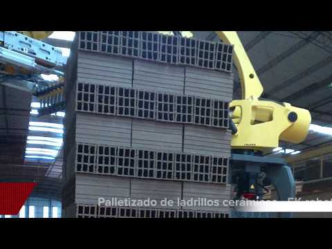 Palletizado Automático Robotizado De Ladrillos Cerámicos