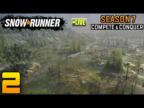 SnowRunner - Season 7: Compete & Conquer | burning mill STAGE 1 Closing the Loop Gor BY-4 UPGRADES