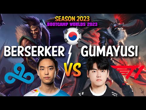 C9 Berserker vs T1 Gumayusi - Berserker DRAVEN vs Gumayusi KALISTA ADC - Patch 13.19 KR Ranked