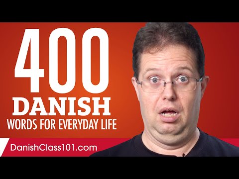 400 Danish Words for Everyday Life - Basic Vocabulary #20