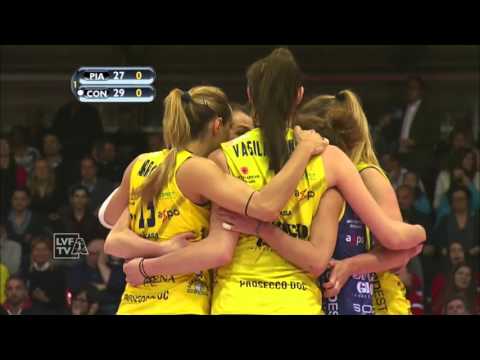 #A1FVolleyPlayOff - Piacenza-Conegliano 0-3 gara2: highlights