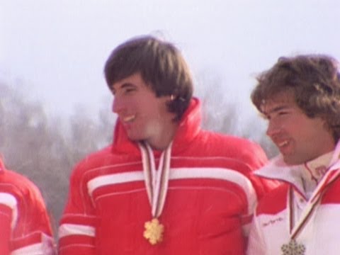 Austrian Reserve Leonhard Stock Wins Skiing Gold - Lake Placid 1980 Winter Olympics
