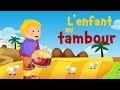 The little drummer boy (christmas song for kids with lyrics to learn French)