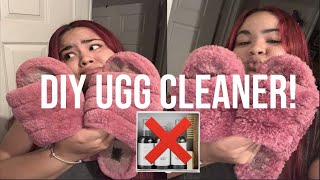 cleaning with mianna | how to clean your ugg slippers DIY 🤍