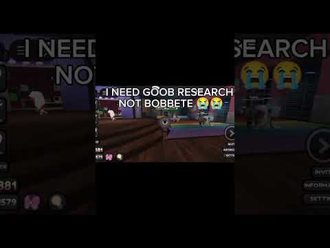 WHYY 😭😭 I DON'T NEED BOBBETE #roblox #dandysworld Bobbete is 56% while goob is only 27% research 😭😭