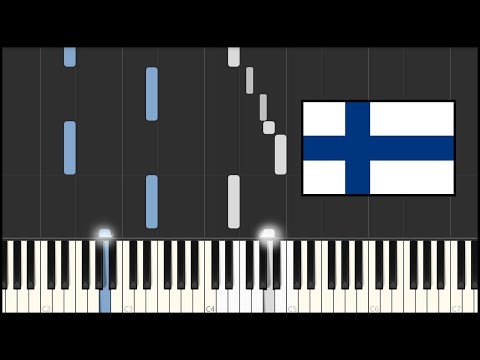 Finland National Anthem - Maamme (Piano Tutorial)