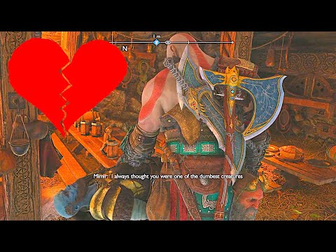 Kratos Emotional Last Words For Brok After He Passed Away - GOD OF WAR RAGNAROK