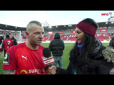 19. Spieltag: Hallescher FC - FC Kickers Würzburg | Interview nach dem Spiel
