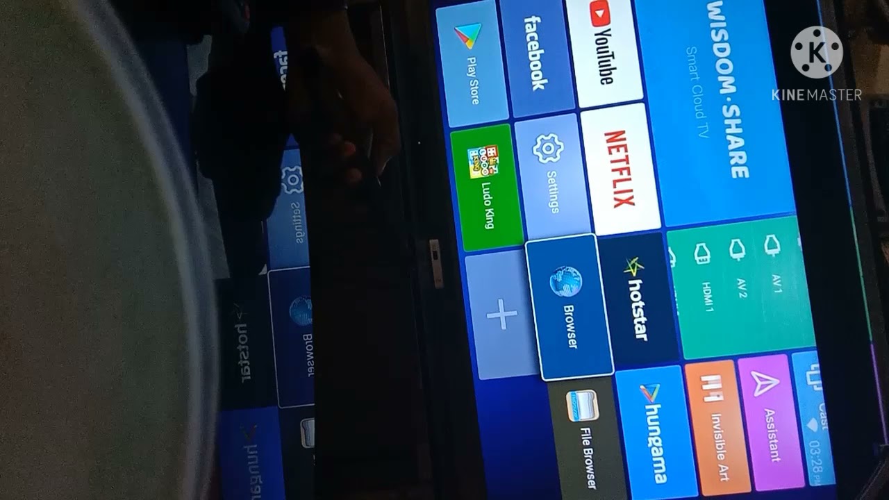 how to login impex smart TV