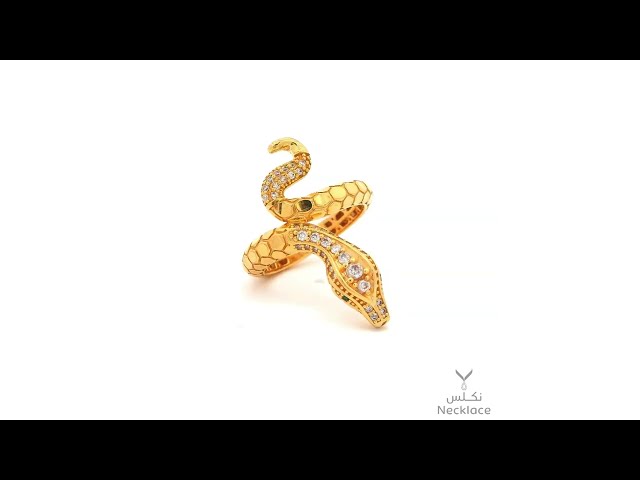 خاتم ذهب عيار 21 (RNLZ.0369)