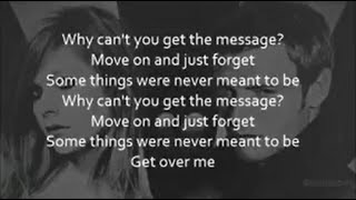 Nick Carter - Get Over Me ft. Avril Lavigne (Lyrics)