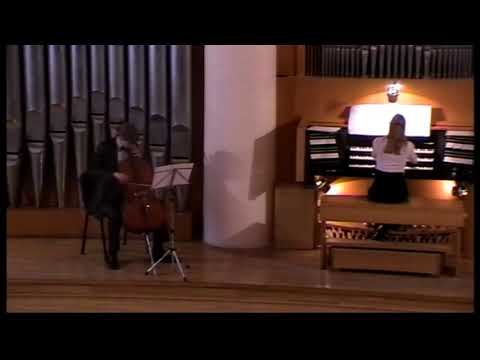 Bach/Gounod - Ave Maria - perf. by Kirill Shcherbakov (cello) & Olena Antonik (organ)