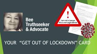 Video: Get Out of COVID Lockdown Card, relying on Common Law/Magna Carta - Mick Coulter