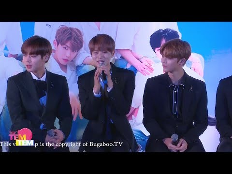 170916 WANNA ONE 1st Fan Meeting in Bangkok : WANNA Be LovEd Press Conference