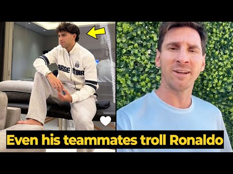 Joao Felix trolls Ronaldo as he uploading a photo wearing an Argentina Messi jacket