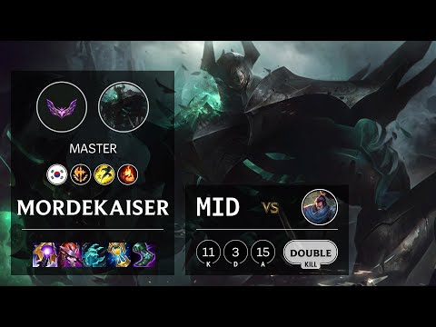 Mordekaiser Mid vs Yasuo - KR Master Patch 12.3