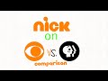 Nick On CBS And Nick On PBS Bumpers Comparison Original Vs Fanmade