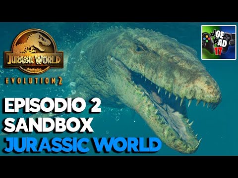 LET'S RELEASE 2 MOSASAURS INTO THE LAGOON! | JURASSIC WORLD EVOLUTION 2 | SANDBOX EP. 2