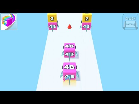 Jelly Run 2048 | Satisfying Mobile Games | All Levels Gameplay | Android, iOS | Tiktok Games #152