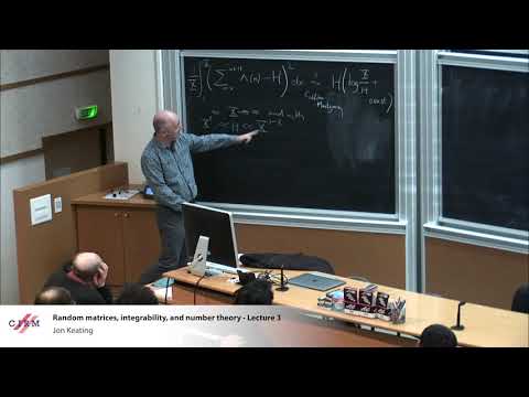Jon Keating: Random matrices, integrability, and number theory - Lecture 3