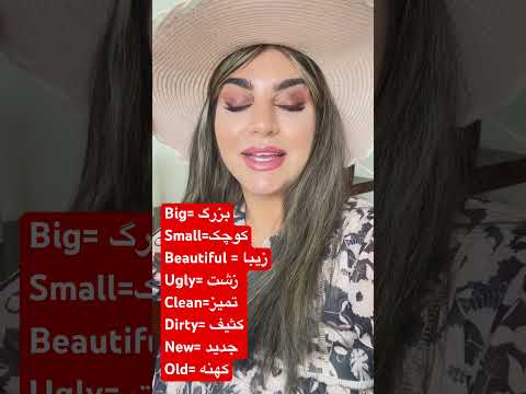 Basic adjectives in Farsi/Persian #farsi #persian #persianlanguage #farsi_learning #iran