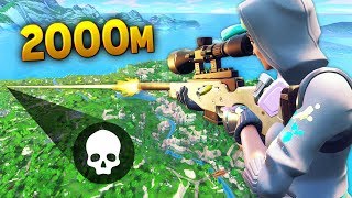 *WORLD RECORD* 2300m SNIPE!!!  Fortnite Funny and 