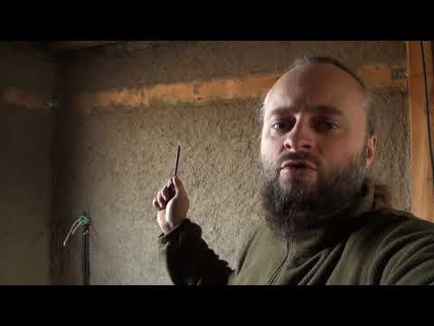 Strawbale Vlog 92 - Attaching shelves and cabinets in a clay and straw house - theory