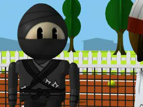 Jammer and Skepta clash on the tennis court!