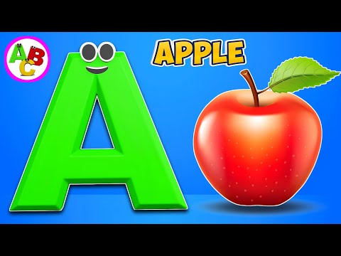  Learn ABC with Phonics | A for Apple 🍎 B for Baby 👶 | Toddler Alphabet Song | ABC song