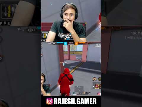 RG NIK EASY 1VS4 🍑🔥 XM8 EASY PEASY  🎯✌ OP REACTION 🤣 #shorts