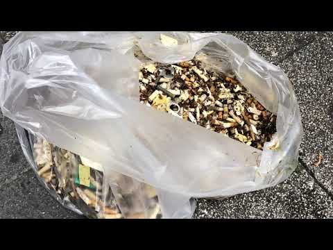 Cleaning up the Smoking Shelter Tokyo