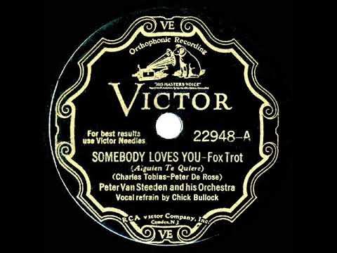 1932 Peter Van Steeden - Somebody Loves You (Chick Bullock, vocal)