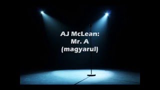 AJ McLean - Mr. A (magyarul)