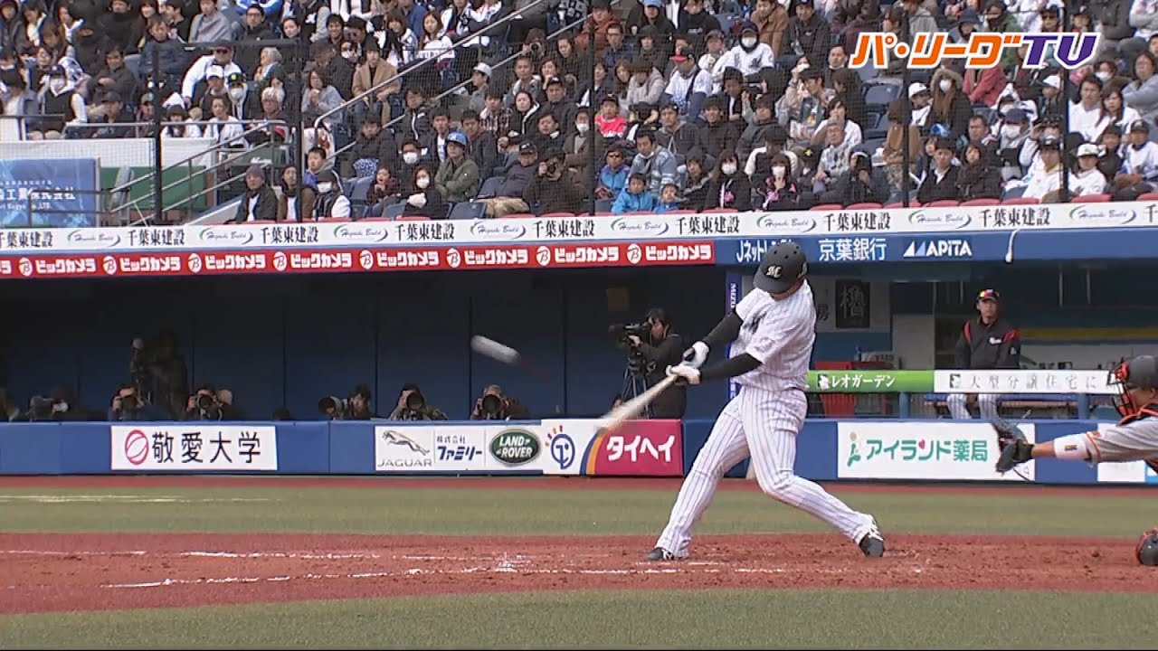 千葉ロッテは注目の新人コンビがスタメン。楽天も売り出し中の内田靖人選手が名を連ねる