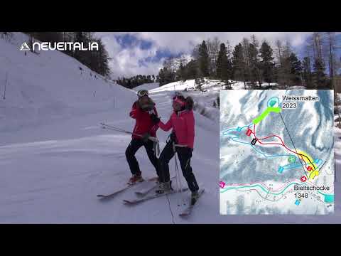 The Leonardo David Weissmatten slope in Gressoney Saint-Jean