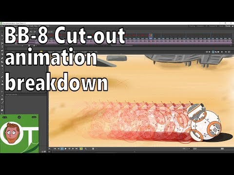 BB-8 Cut Out Animation Breakdown