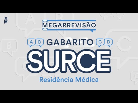 Gabarito SURCE Residência Médica 2023/24 -  Correção de Prova Ao Vivo