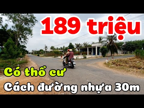 Đất giá rẻ 189 triệu có thổ cư cách đường nhựa 30m ở xã Ninh Điền Tây Ninh sổ hồng riêng