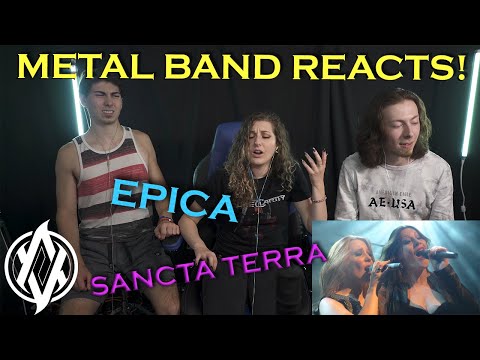 Epica - Sancta Terra (Live) REACTION | Metal Band Reacts! *REUPLOADED*