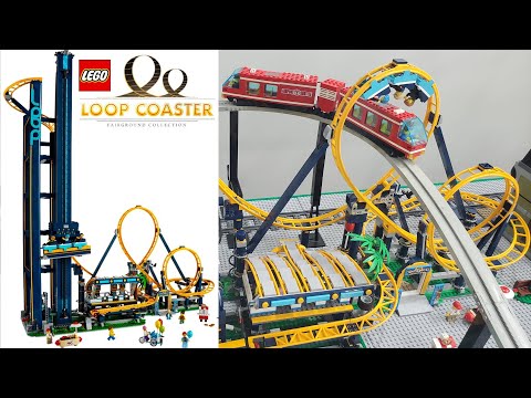 LEGO LOOP COASTER #10303: Build, Review & Placement