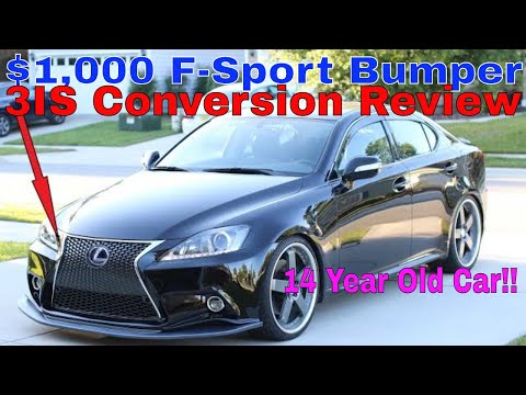 2006-2013 Lexus IS250 IS350 2IS to 3IS F-Sport eBay Conversion Bumper Review