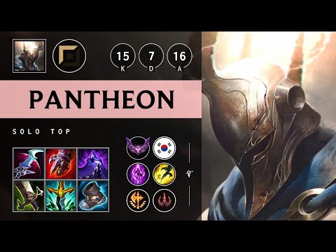 Pantheon Top vs Karma: Godlike - KR Master Patch 14.20